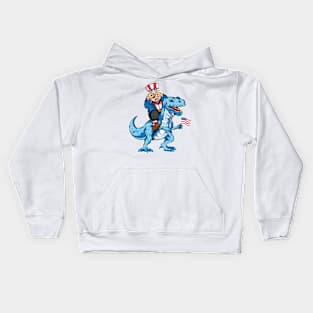 Uncle Sam Griddy Dance Riding Kids Hoodie